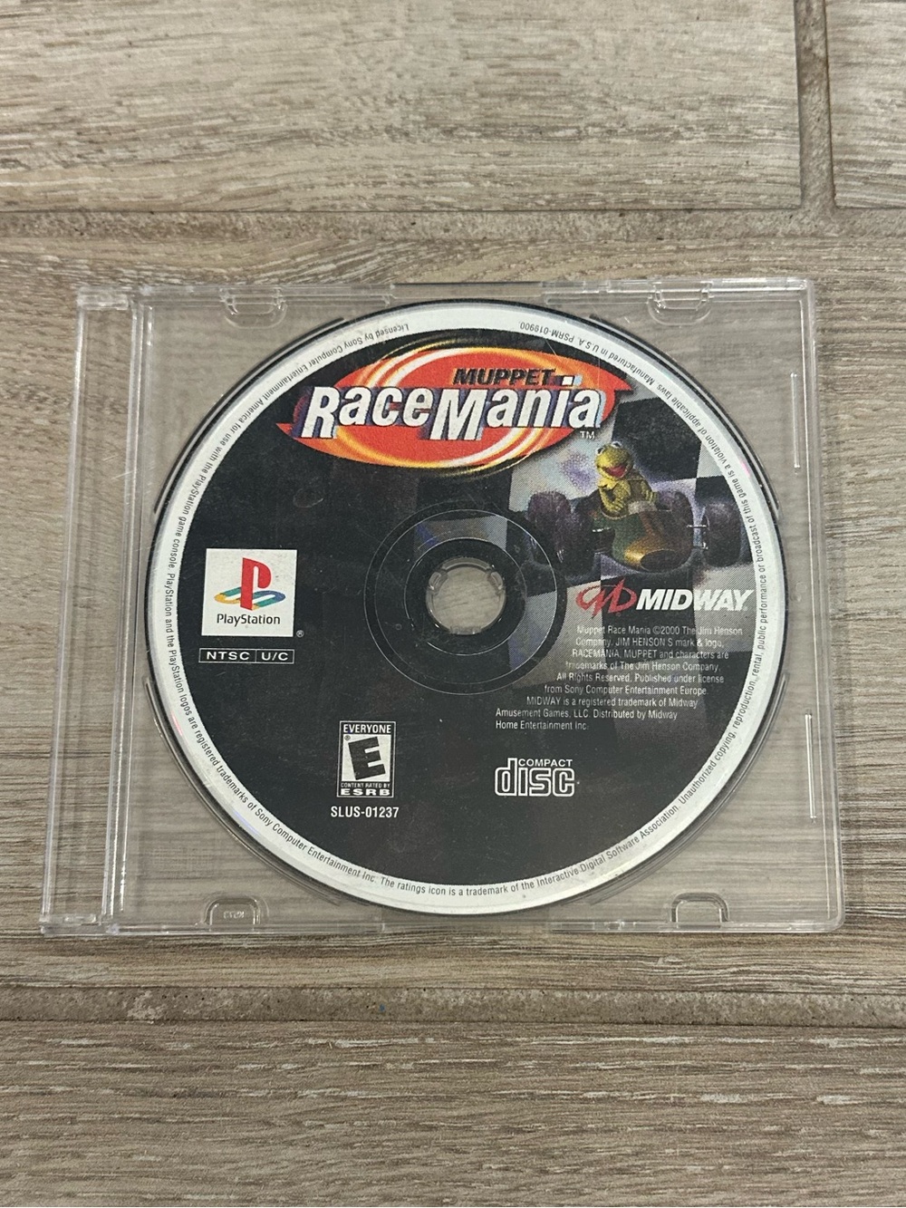 VTG Muppet RaceMania Video Game (PlayStation 1)